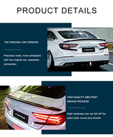 Aileron arrière en forme d'aile ABS personnalisable pour Honda Accord 18 + TR Style usine vente en gros Kit de carrosserie