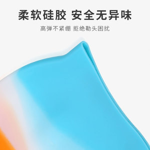 Seamless Silicone Swimming Cap Adult Unisex Colorful Waterproof Breathable Non Slip Flat Cap For Swimming And Water Sports - Product Image 3