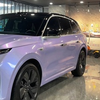 Nouveau produit – Film vinyle adhésif argenté magique violet pour voiture, sans bulles, en TPU/PPF, anti-rayures, style luxueux, garantie 6 ans