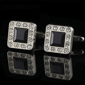 Bán Sỉ Khuy Măng Sét Thời Trang Kẹp Cà Vạt Hợp Kim Kẽm Kim Cương Khuy Măng Sét Sang Trọng Tùy Chỉnh Cho Áo Sơ Mi - Product Image 5