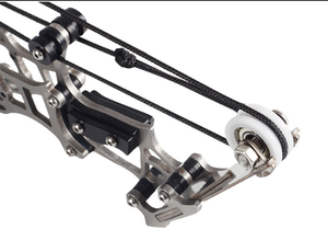 Mini Roestvrijstalen Compound <span class=keywords><strong>Bow</strong></span> Small Poelie Boogpijl Schietspeelgoed Binnen En Buiten Decompressie Boogpees Set - Product Image 3