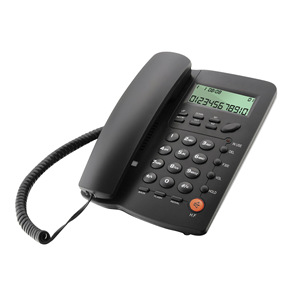 Téléphone en anglais avec batterie sans identification de l'appelant Téléphone <span class=keywords><strong>fixe</strong></span> d'affaires - Product Image 2