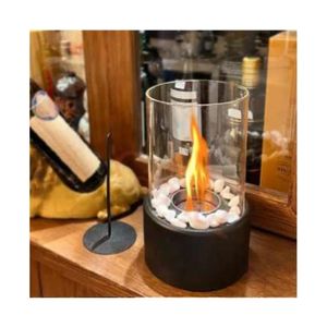 Foyer de table en <span class=keywords><strong>gel</strong></span>, mini foyer bio-alcoolique d'intérieur, poêle à éthanol - Product Image 1