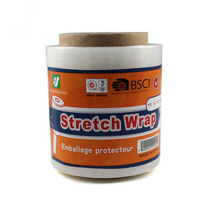 Moisture Proof Mini <b>Stretch</b> <b>Wrap</b> Film with Handle LLDPE Material Tensile Strength - Product Image 4