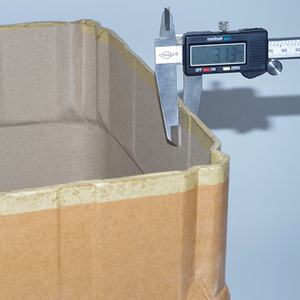 Baril d'emballage en carton kraft de qualité alimentaire, recyclable, carré, 10 gallons - Product Image 5