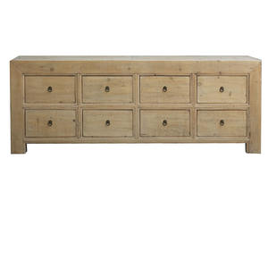 Archivador de Madera Reciclada Antiguo de Alta Calidad, Mueble de Oficina, Archivador Natural para Mapas - Product Image 5