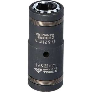 BRILLIANT TOOLS - BT691011 Jeu de douilles à chocs 4 en 1 de 1/2 ''(2 pièces) -EAN 4042146844823 FREINS ET ROUES - Product Image 4