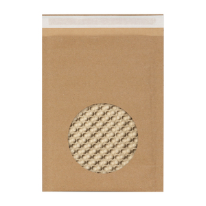 Enveloppe matelassée en papier bulle Kraft compostable écologique auto-adhésive pour expédition, personnalisable, vente en gros - Product Image 1