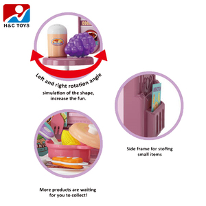 Trẻ Em Nấu Ăn Trò Chơi Thời Gian Bộ Đồ Ăn Bằng Nhựa Điện Acousto-Quang Nhà Bếp Bảng Đồ Chơi Thiết Lập - Product Image 3