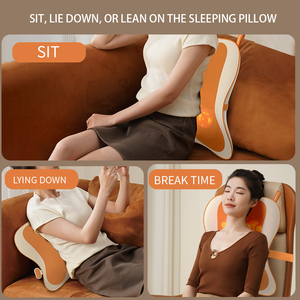 Tragbares wiederauf lad bares kabelloses Kneten Infrarot beheiztes Shiatsu-<span class=keywords><strong>Massage</strong></span> kissen zur Linderung von Rückens ch merzen im Home Office - Product Image 4