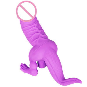 Deepspot Realistischer Riesiger Tier-3D-Cartoon Lebensgroßer Bunter Tyrannosaurus Dinosaurier Sexspielzeug Penis Dildo - Product Image 4
