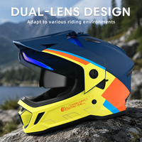 Casque de moto tout-terrain certifié DOT pour hommes, équipement personnalisé OEM ODM disponible en gros