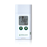 Registrador de Datos de Temperatura y Humedad USB con Pantalla LCD, Exportación a PDF y CSV, para Monitoreo Continuo de Refrigeradores