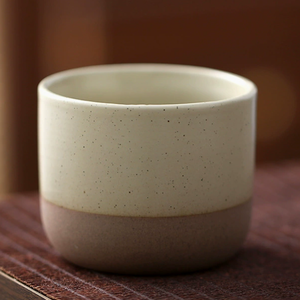 Tazas de <span class=keywords><strong>Espresso</strong></span> Minimalistas de Cerámica sin Asa, Taza de Té de Cerámica Rústica Bicolor para Té Kung Fu, <span class=keywords><strong>Cortado</strong></span>, Macchiato y Degustación - Product Image 6