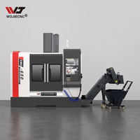 Machine de fraisage CNC à 5 axes WOJIE VMC650 pour le traitement de pièces métalliques de haute précision, certifiée CE ISO9001