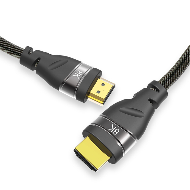 Newest High Speed HDMI 2.1 Male to Male Cable with PVC Jacket Supports 3D 8K 60Hz for Computer TV DVD Player