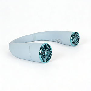 Ventilador de Cuello Portátil sin Aspas con Ventilación Inclinada, Pantalla LED Digital, 3 Velocidades, USB, Batería, para RV y Hogar - Product Image 6