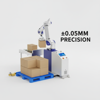 Paletizador Robótico JINWEI DS-CR45 de 45 kg y 1947 mm, 6 Ejes, ISO 10218, CE, UL, 8 piezas/min, IP67, para Líneas de Producción Industriales de Alta Resistencia