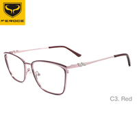 FEROCE Monture de lunettes en métal avec diamant Montures de lunettes en gros Nouveau design de lunettes Lunettes pour femmes