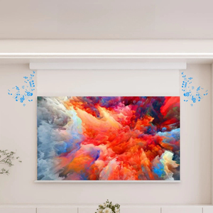 Pantalla de Proyección Midnight Movie de 84 Pulgadas, 4K ALR, Relación de Aspecto 16:9, Ganancia de 2.5x, Motor Silencioso, Tamaños Personalizados OEM para Proyección en Dormitorios - Product Image 5