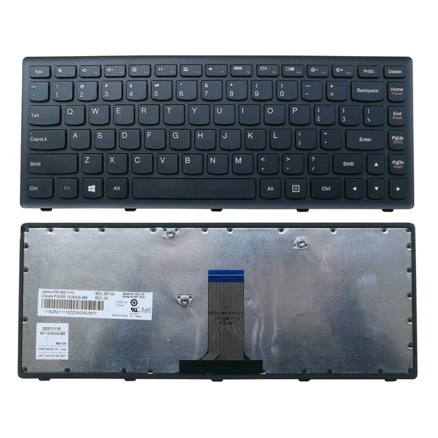 Good Quality Keyboard for G400s G405s FLEX14A S410p FLEX14g G410s Flex Z410 Black Wide Frame