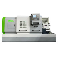 Tour CNC à lit plat à 4 axes CK6150 de service moyen, système de contrôle GSK, haute précision, déplacement horizontal de 300x1000 mm, moteur 220/380V, 2 outils