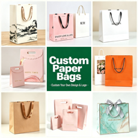 Sacs en papier cosmétiques de qualité supérieure personnalisables pour des designs personnalisés, chaussures, vêtements, avec des sacs cadeaux de luxe