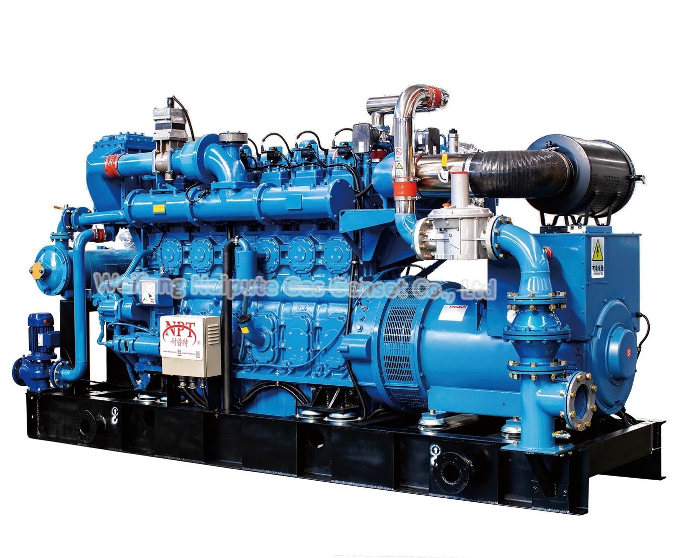 CHP 300kw 400kw 500kw الغاز الطبيعي الكتلة الحيوية محرك الغاز البيولوجي مولد الطاقة