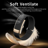 Bracelet/Montre connectée QX Air, écran IPS sans affichage, comptage des pas, suivi de la forme physique, moniteur de fréquence cardiaque, moniteur de niveau d'oxygène, batterie de 11 à 30 jours