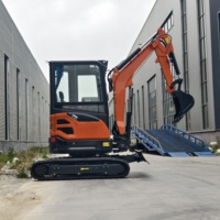 Petite mini-pelle 2,5 tonnes Machines de construction Machines de terrassement Machine d'excavatrice sur chenilles Prix de la mini pelleteuse