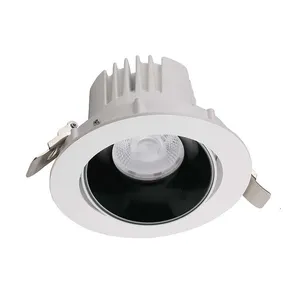 COB LED النازل 80Ra جودة عالية السعر المنخفض أدى سقف بقعة ضوء 3 سنوات الضمان 20W 35W قابل للتعديل أضواء LED مجوفة
