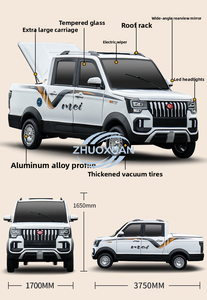 Dual Cabin Hybrid Mini Cargo Truck 4 <b>Wheels</b> for Urban and Rural Transport - Product Image 2