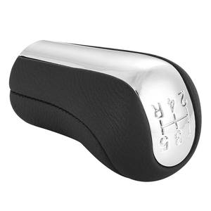 Pommeau de levier de vitesse en cuir noir pour Toyota RAV4 Corolla 5 6 vitesses, design ergonomique - Product Image 1