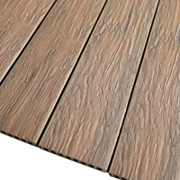 Panneau de terrasse composite 3D en grain de bois, imperméable et antidérapant, emboîtable, pour extérieur, en WPC, avec revêtement gaufré