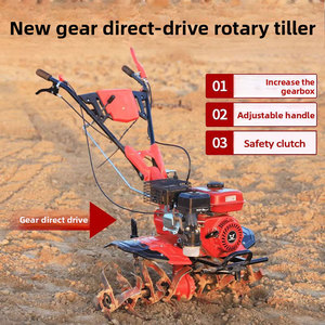 Motoculteur à connexion directe, profondeur de travail de 11 pouces, autopropulsé, boîte de vitesses, pour petites exploitations agricoles biologiques et pépinières ZG-1029 Lig - Product Image 5