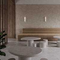 Canapé de restaurant de style moderne et luxueux, table et chaises pour hôtel, café, restaurant à thème