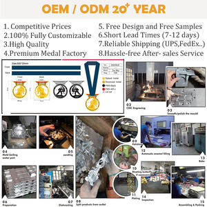 Medalla Deportiva Personalizada, Medallón de Metal, Colección de Artesanías, Chapado en Oro, Cordones de Honor de Graduación con Doble Amarre - Product Image 4