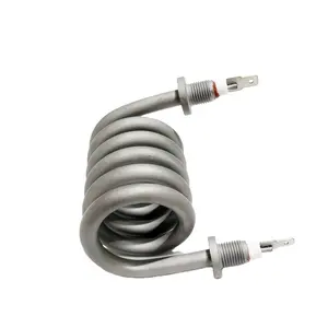 Stainless Steel Spiral heating element Coil Tubular Heating Element For Boiler Heating