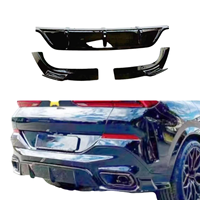 Kit de Carrocería con Difusor Trasero y Lip Trasero de 3 Piezas en Negro Brillante para BMW X6 G06