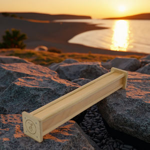 Stupefacente suono di cristallo strumento di guarigione pioggia bastone in legno lunga vibrazione con borsa di buona qualità - Product Image 5