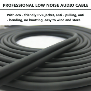 2 cables de audio RCA con conector Xlr niquelado Chaqueta de PVC <span class=keywords><strong>Cable</strong></span> de micrófono equilibrado para <span class=keywords><strong>altavoz</strong></span> - Product Image 3