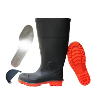 CE Certified Safety Boots With Steel Toe And Steel Sole - Customizablle Color And Logo Options