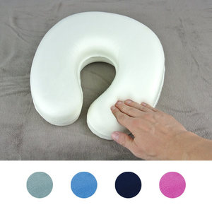 <b>Memory</b> Foam Travel <b>Pillow</b> Flat Back Neck Support For Comfortable Sleep On Plane Car Bus - Product Image 4