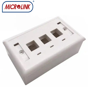 Plaque d'interrupteur <span class=keywords><strong>de</strong></span> type US 120 Montage sur plaque frontale <span class=keywords><strong>RJ45</strong></span> Boîte arrière Plaque frontale inférieure Boîte <span class=keywords><strong>de</strong></span> base - Product Image 2