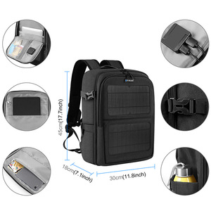 Voyage en plein air photographie Studio vidéo appareil photo reflex numérique objectif SLR trépied support sac à dos 12V énergie solaire Sport caméra <span class=keywords><strong>filtre</strong></span> étui sac - Product Image 3