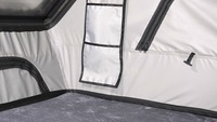 Tente de toit en aluminium 265 cm, hauteur de montage complète, faible perte thermique, double fixation par pince, OEM