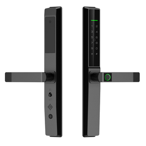 Tuya App Wifi không thấm nước Slim nhôm thông minh khóa cửa inteligente Kỹ Thuật Số vân tay xử lý cửa trượt ổ khóa - Product Image 3