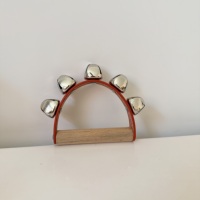 Professional Kids Baby Music Enlightenment Leather 5/7 Bells Jingle Early Education Christmas Atmosphere Music