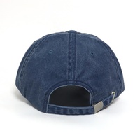 Sombreros de béisbol deportivos de mezclilla lavados Vintage con logotipo bordado personalizado de alta calidad para hombres gorras europeas de 6 paneles sin estructura para papá