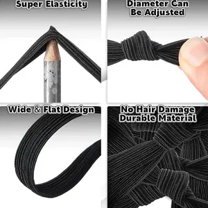 ยางรัด<span class=keywords><strong>ผม</strong></span>แบบยืดหยุ่นสูงสำหรับผู้ชาย 5 ชิ้น/ชุด ที่รัด<span class=keywords><strong>ผม</strong></span>หางม้า ยางรัด<span class=keywords><strong>ผม</strong></span>แบบสครันชี อุปกรณ์เสริม<span class=keywords><strong>ผม</strong></span>สำหรับผู้ชายและผู้หญิง <span class=keywords><strong>ผม</strong></span><span class=keywords><strong>ยาว</strong></span> <span class=keywords><strong>ผม</strong></span>หยิก <span class=keywords><strong>ผม</strong></span>หนา - Product Image 3